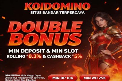 KoiDomino Slot BRI Online Bonus Harian Melimpah