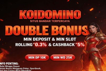 KoiDomino Slot BCA Online Resmi Bonus Melimpah